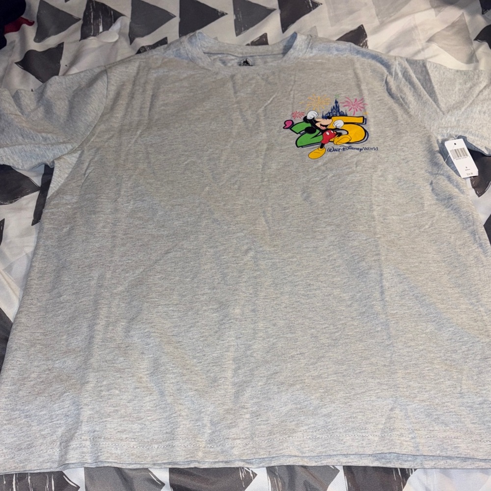 Disney 2025 T-Shirt with Colorful Mickey Graphic - Picture 2 of 6